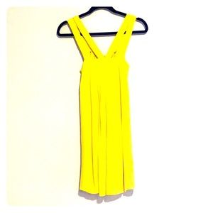 Alice&Olivia Bright Yellow mini dress
